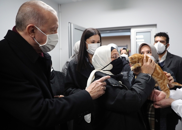 Foto - Başkan Erdoğan'dan sevimli dostlara ziyaret