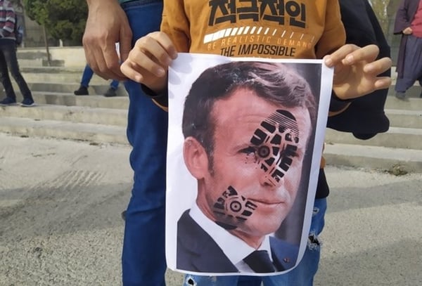 Foto - Başkan Erdoğan'ın tek sözü yetti... Müslümanlar İslam'a saldıran Macron'a karşı birleşti