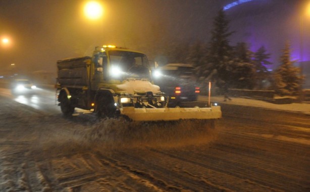 Foto - Başkent Ankara'da beklenen kar geldi