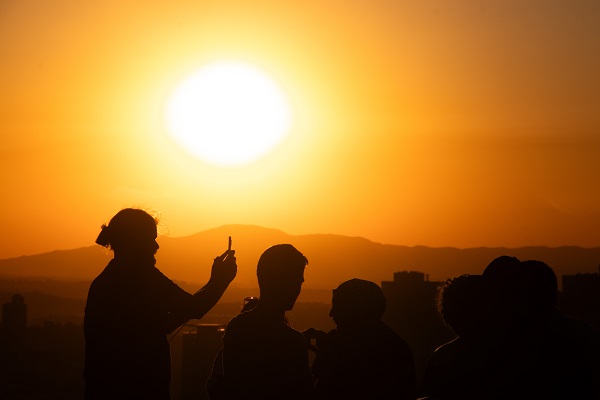 Foto - Başkentte gün batımı 