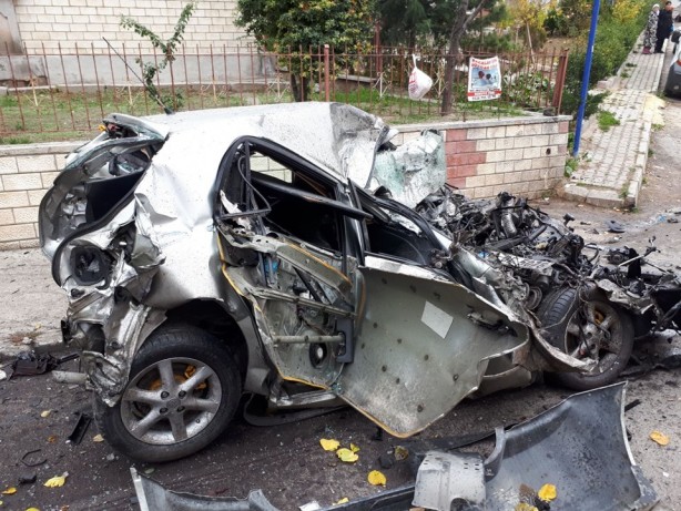 Başkent'te, kontrolden çıkan kamyon 9 aracı biçti