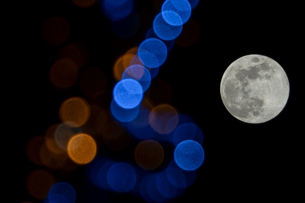 Foto - Başkentte yılın son dolunayı