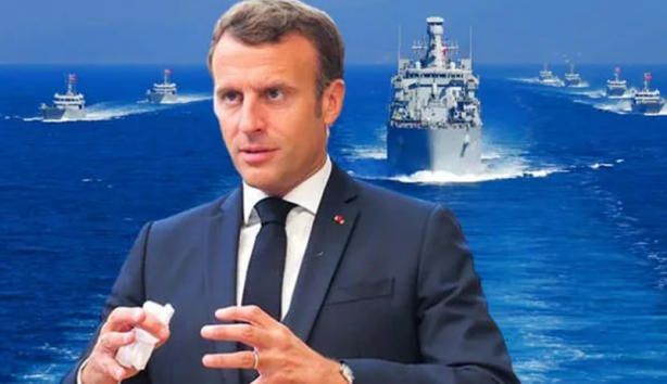 Batı medyası Macron'u yerden yere vurdular! Türk donanması hepinizi ezer geçer