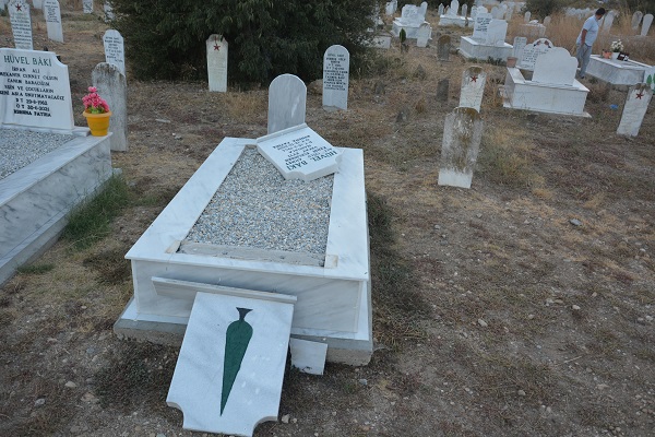 Foto - Batı Trakya'da Türk mezarlığına saldırı