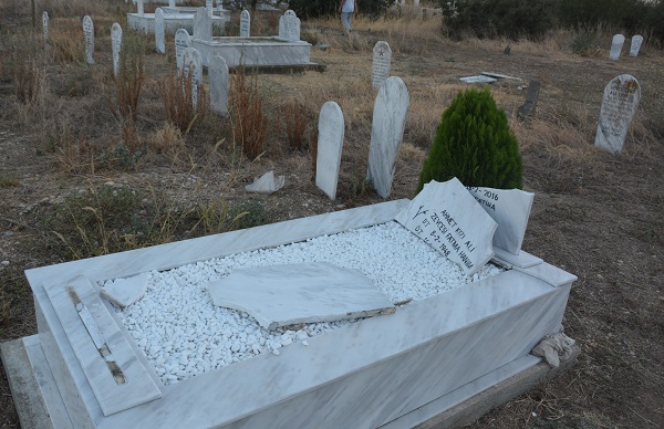 Foto - Batı Trakya'da Türk mezarlığına saldırı