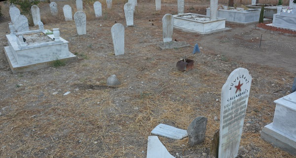 Foto - Batı Trakya'da Türk mezarlığına saldırı