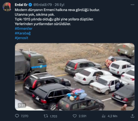Foto - Batılılar ve Batıcılar Ermenilerin kaçışına ağlıyor!