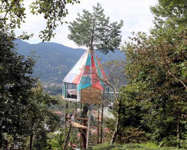 Foto - Bayılacaksınız! 30 bin liraya muhteşem bir ağaç ev yaptı