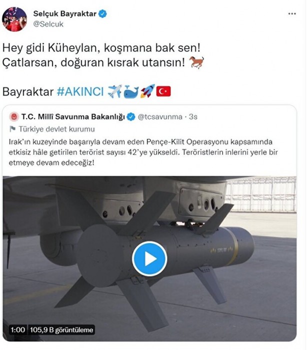 Foto - Bayraktar Akıncı ilk büyük operasyonuna katıldı 