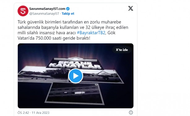 Foto - Bayraktar TB2 SİHA'lar: 750 bin saati geride bıraktı diyerek duyurdular! Herkesin Türkiye'ye ilgisi artıyor