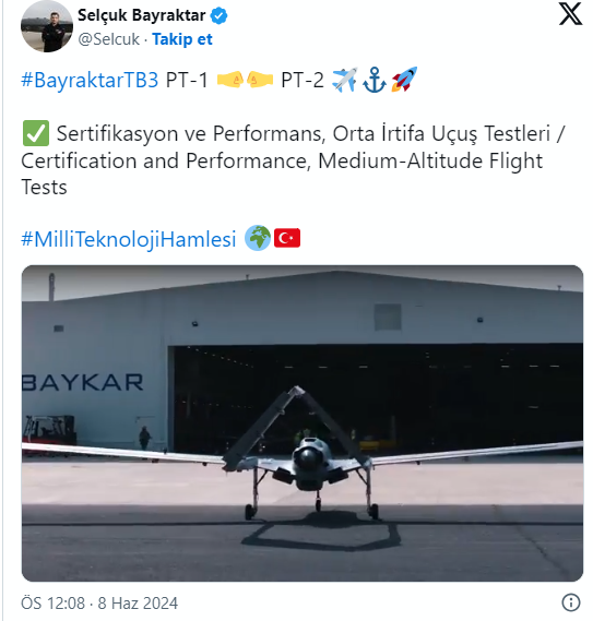 Foto - Bayraktar TB3'ten gelen son haber ABD ve İsrail'i tam anlamıyla sarsacak! Bu kadarını beklemiyorlardı