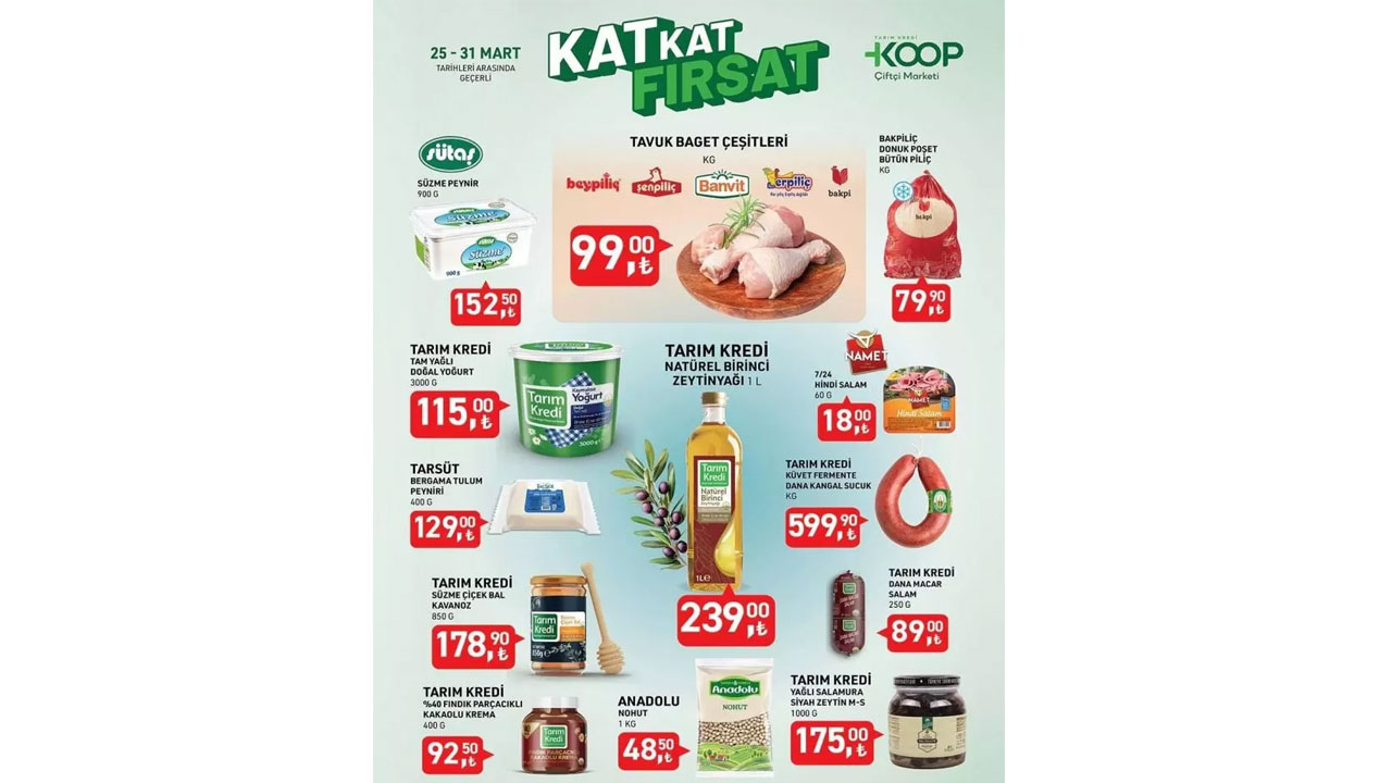 Foto - Bayram öncesi listesinden neler var? Tarım Kredi'den yepyeni indirimler