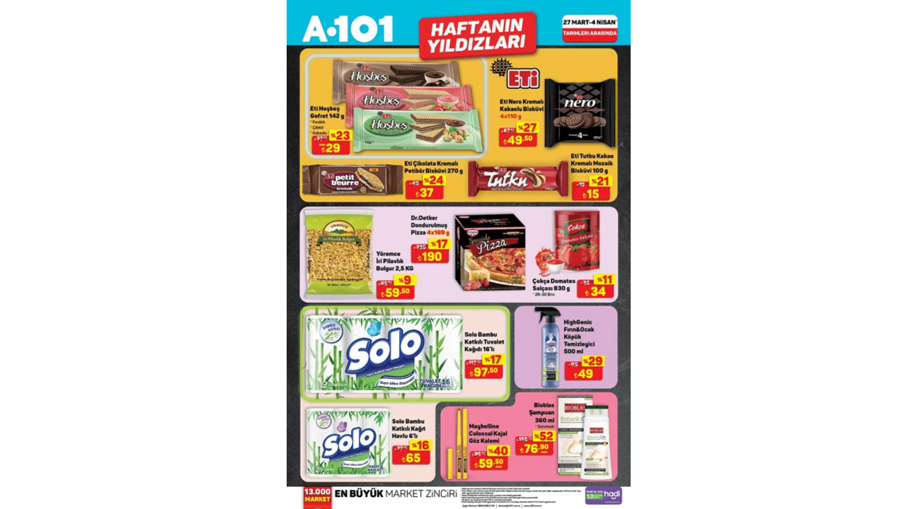 Foto - Bayramda indirimde neler var neler! A101 28 Mart-4 Nisan 2025 kataloğu açıklandı