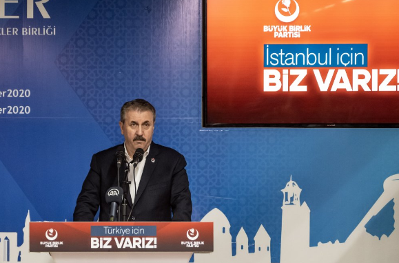 Foto - BBP lideri Destici'den Ekrem İmamoğlu'na tepki: Millet sana ülkeyi karıştır diye mi oy verdi?