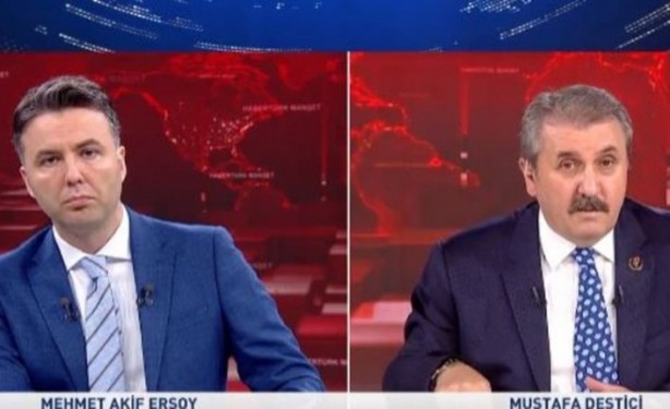 Foto - BBP Lideri Mustafa Destici'dan canlı yayında flaş çıkış! Oy oranlarını açıkladı, sunucu şaşırdı