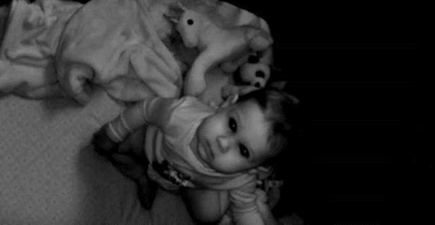 Bebek kamerasına takılan korkunç görüntüler...