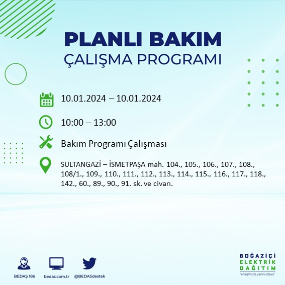 Foto - BEDAŞ ilçe ilçe açıkladı! Yarın bu semtler saatlerce karanlığa gömülecek