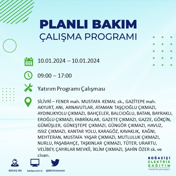 Foto - BEDAŞ ilçe ilçe açıkladı! Yarın bu semtler saatlerce karanlığa gömülecek