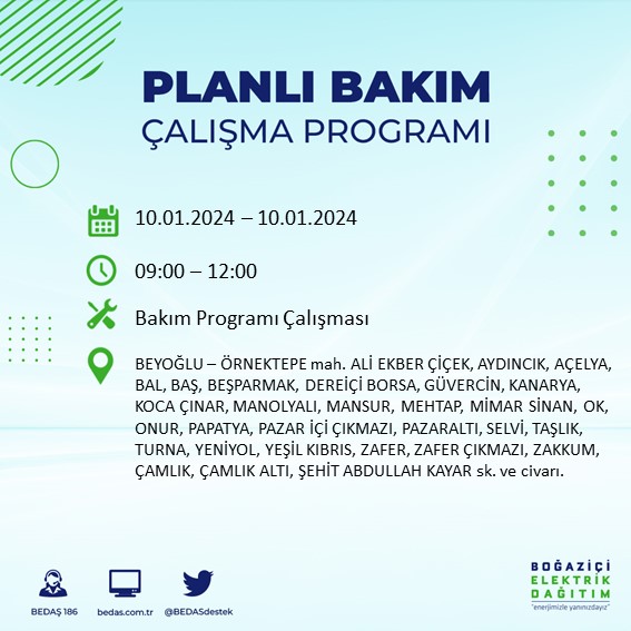 Foto - BEDAŞ ilçe ilçe açıkladı! Yarın bu semtler saatlerce karanlığa gömülecek