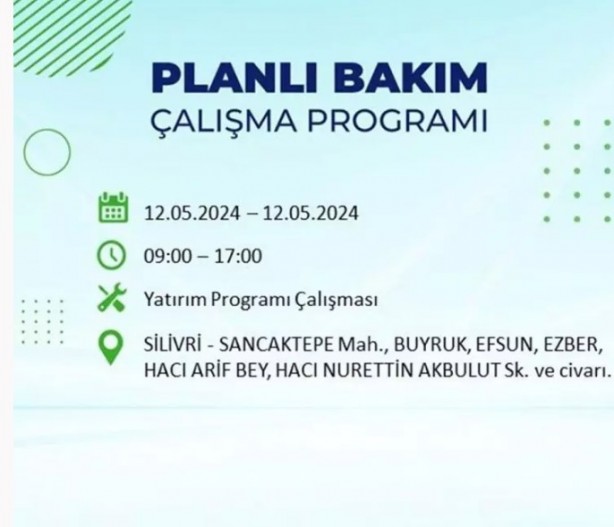 Foto - İstanbul'da elektrik kesintisi: Çok sayıda ilçe elektriksiz kalacak