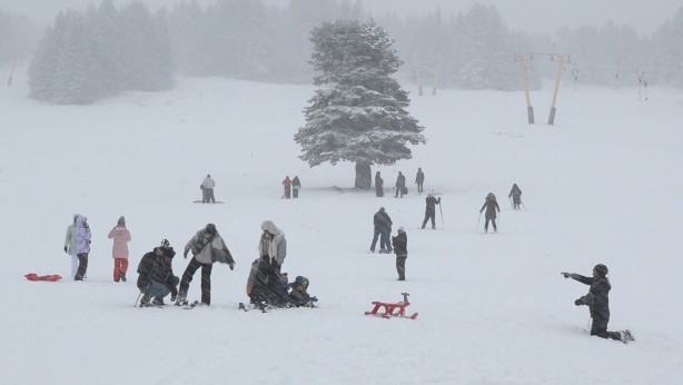Foto - Beklenen kar başladı! Lapa lapa yağıyor