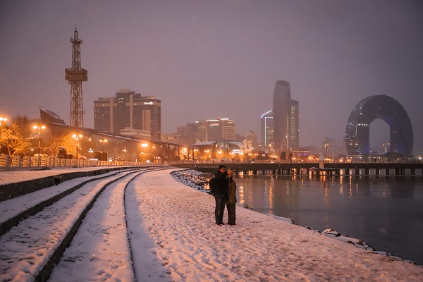 Foto - Beklenen kar geldi! Bakü beyaza büründü