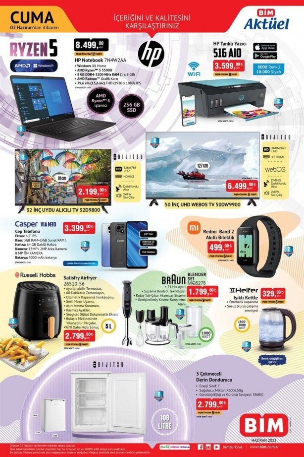 Foto - Beklenen teknoloji ürünleri geldi! BİM'de haftanın fırsatları