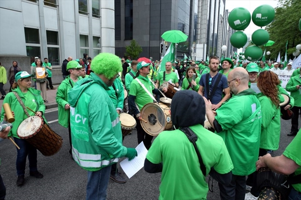 Foto - Belçika'da hükümet karşıtı gösteriler