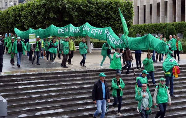 Foto - Belçika'da hükümet karşıtı gösteriler