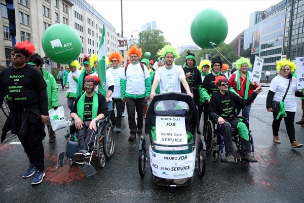 Foto - Belçika'da hükümet karşıtı gösteriler