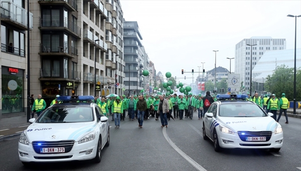 Foto - Belçika'da hükümet karşıtı gösteriler