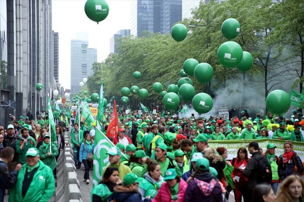 Foto - Belçika'da hükümet karşıtı gösteriler