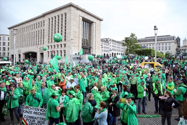 Foto - Belçika'da hükümet karşıtı gösteriler