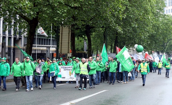 Foto - Belçika'da hükümet karşıtı gösteriler