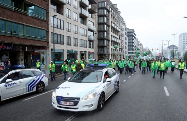 Foto - Belçika'da hükümet karşıtı gösteriler