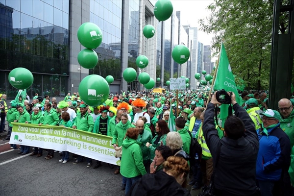 Foto - Belçika'da hükümet karşıtı gösteriler