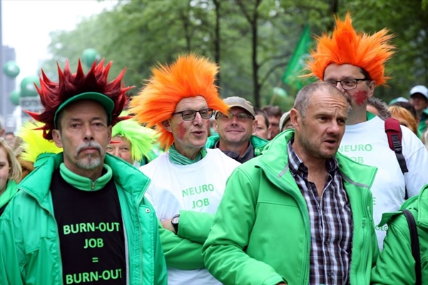 Foto - Belçika'da hükümet karşıtı gösteriler