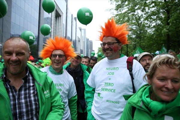Foto - Belçika'da hükümet karşıtı gösteriler