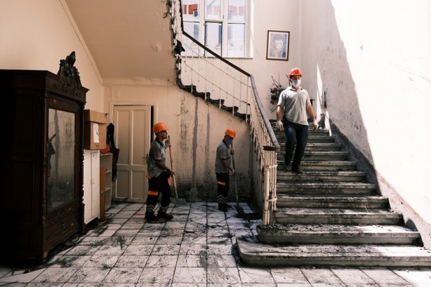 Foto - Belediye Başkanı'ndan Balıklı Rum Hastanesi'ndeki yangınla ilgili açıklama
