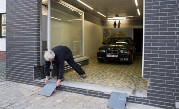 Foto - Belediye garaj izini vermeyince bakın ne yaptı!