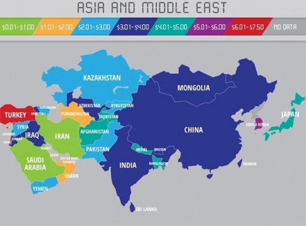 Foto - Benzinin fiyatı hangi ülkede ne kadar?