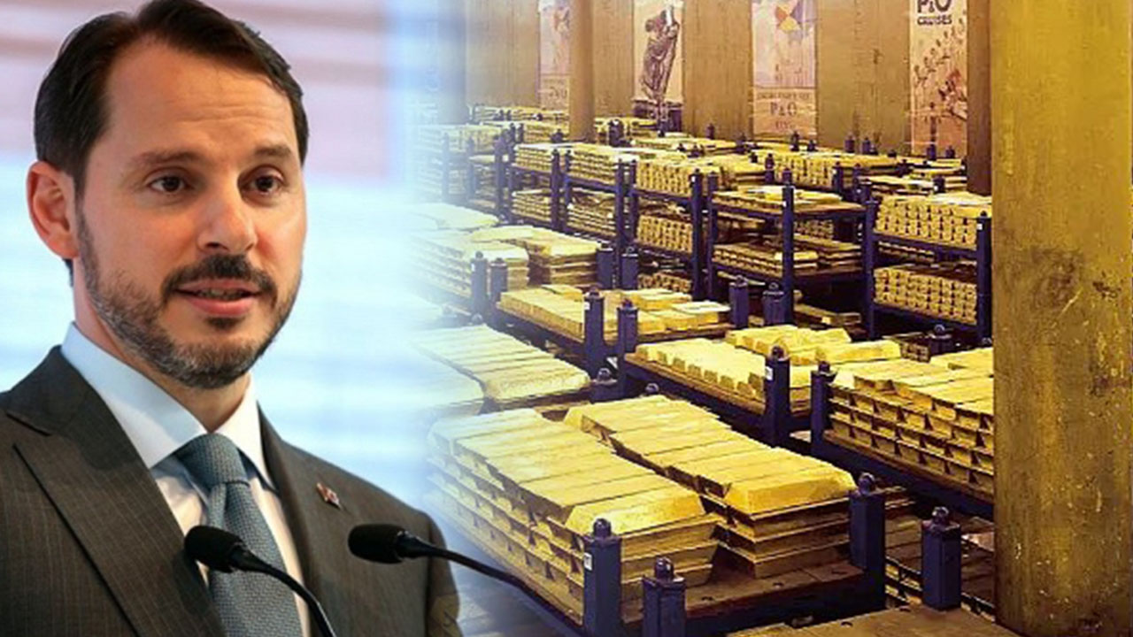 Berat Albayrak Türkiye'nin altınlarını çekti aldı