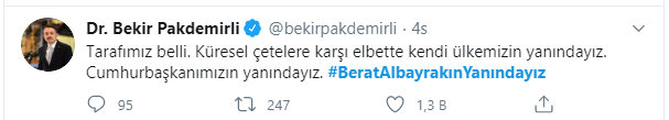 Foto - Berat Albayrak'a destek çığ gibi büyüyor! On binlerce vatandaş "istifa" diyenlere cevap verdi