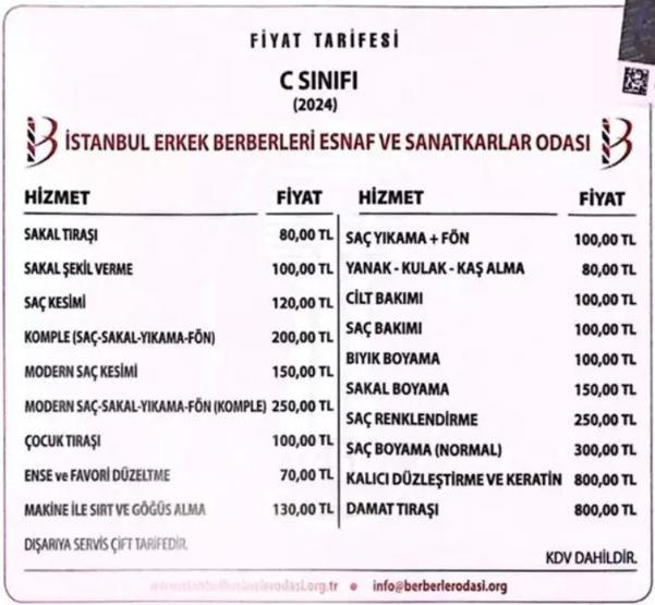 Foto - Berber fiyatları güncellendi! İstanbul'da rakam 1.400 lirayı buluyor