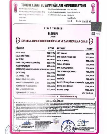 Foto - Berber fiyatları güncellendi! İstanbul'da rakam 1.400 lirayı buluyor