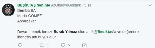 Foto - Beşiktaşlı taraftarlardan Burak Yılmaz isyanı