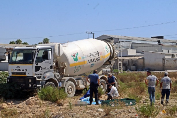Foto - Beton mikseri şoförünü ölüm direksiyon başında yakaladı