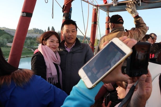 Foto - "Beyaz cennet" üzerinde güneşin doğuşunu izliyorlar