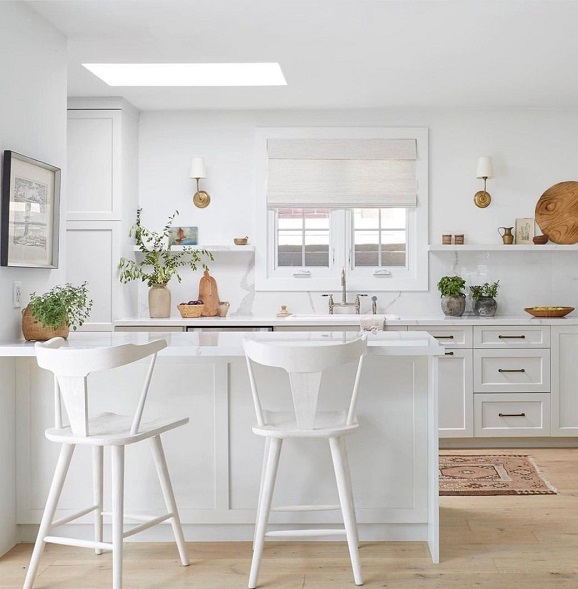 Foto - Beyaz mutfak tercih edenlere 20 şık örnek