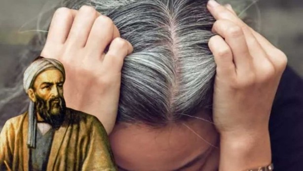 Beyaz saçlara sadece bir gecede son! İbn-i Sina, tam 1000 yıl önce önermiş! Onda bir tek ölüme çare yok